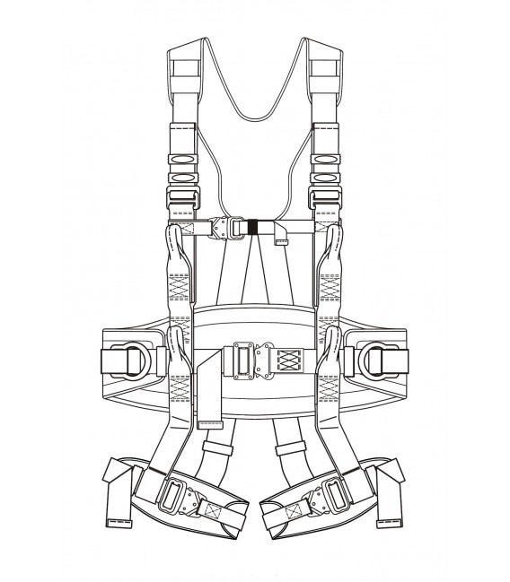Harnais - Vue de face