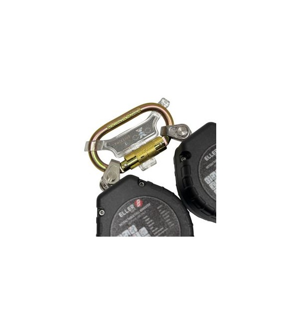 Double antichute rétractable à sangle