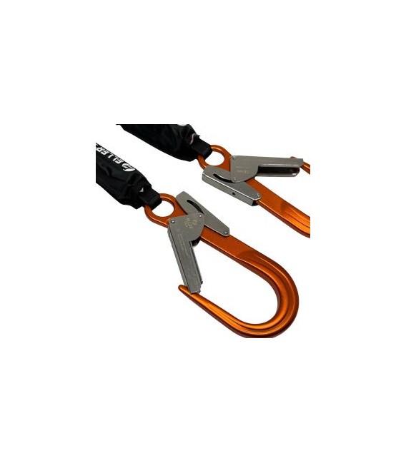 Double antichute rétractable à sangle