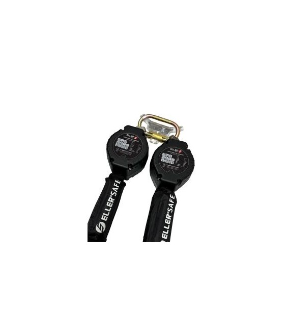 Double antichute rétractable à sangle