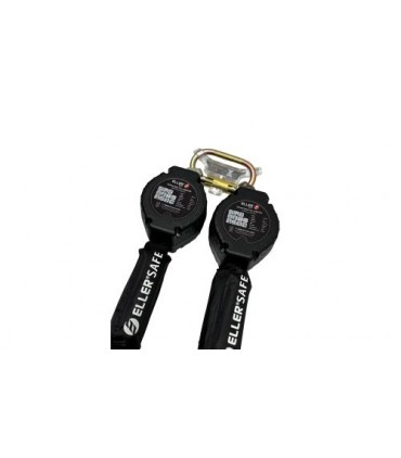 Double antichute rétractable à sangle