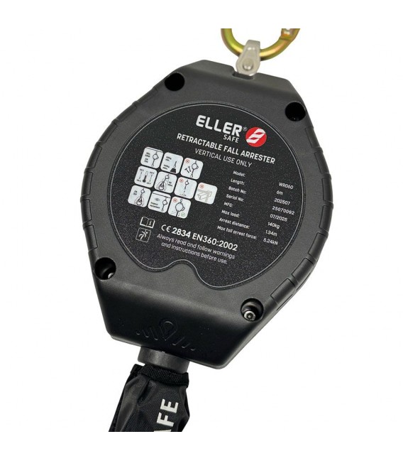 Antichute rétractable à sangle