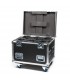 Flight Case pour 4 x P5/Q7 avec emplacement volets inclus