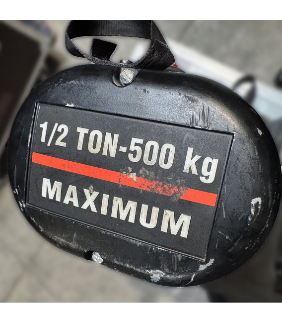 CM - Lodestar - Modèle F - 500 kg - Palan à chaîne scénique