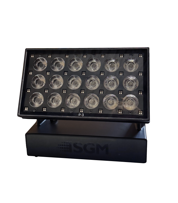 SGM - P-3 Vision - Projecteur Wash + Pixel - 18 LEDs RGBW 15W 