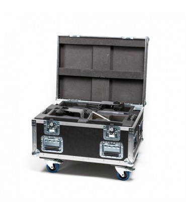 Flight Case pour 4 x P-2,/Q-2/Q-2 W avec emplacement volets inclus