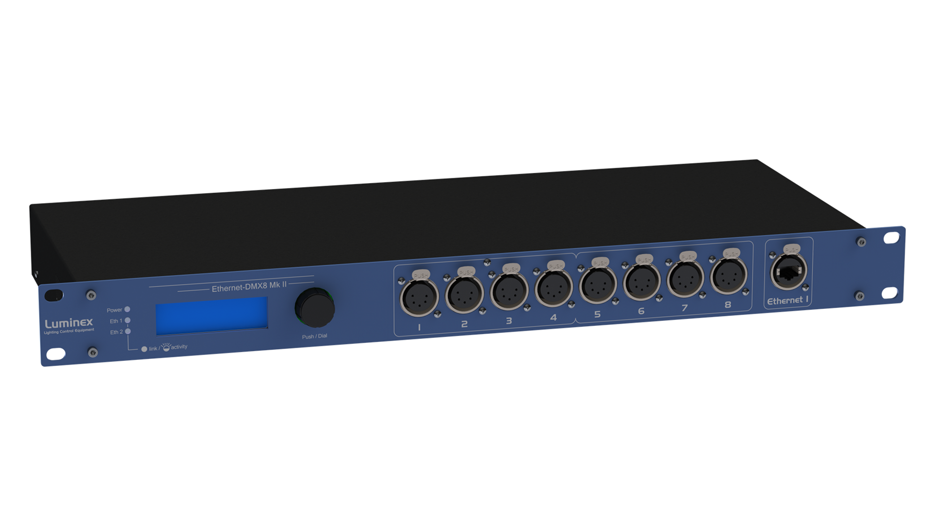 Luminex - Ethernet-DMX4 MkII - Node 8 ports en rack 19"