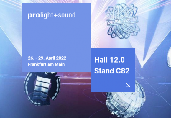 Retrouvez nos télécommandes sur notre stand au Prolight+Sound 2022 !